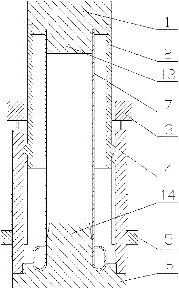 Mining constant-resistance yielding energy-absorbing impact-resisting supporting device