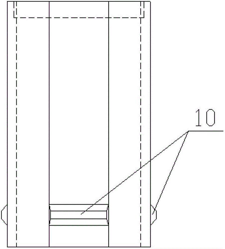 Mining constant-resistance yielding energy-absorbing impact-resisting supporting device