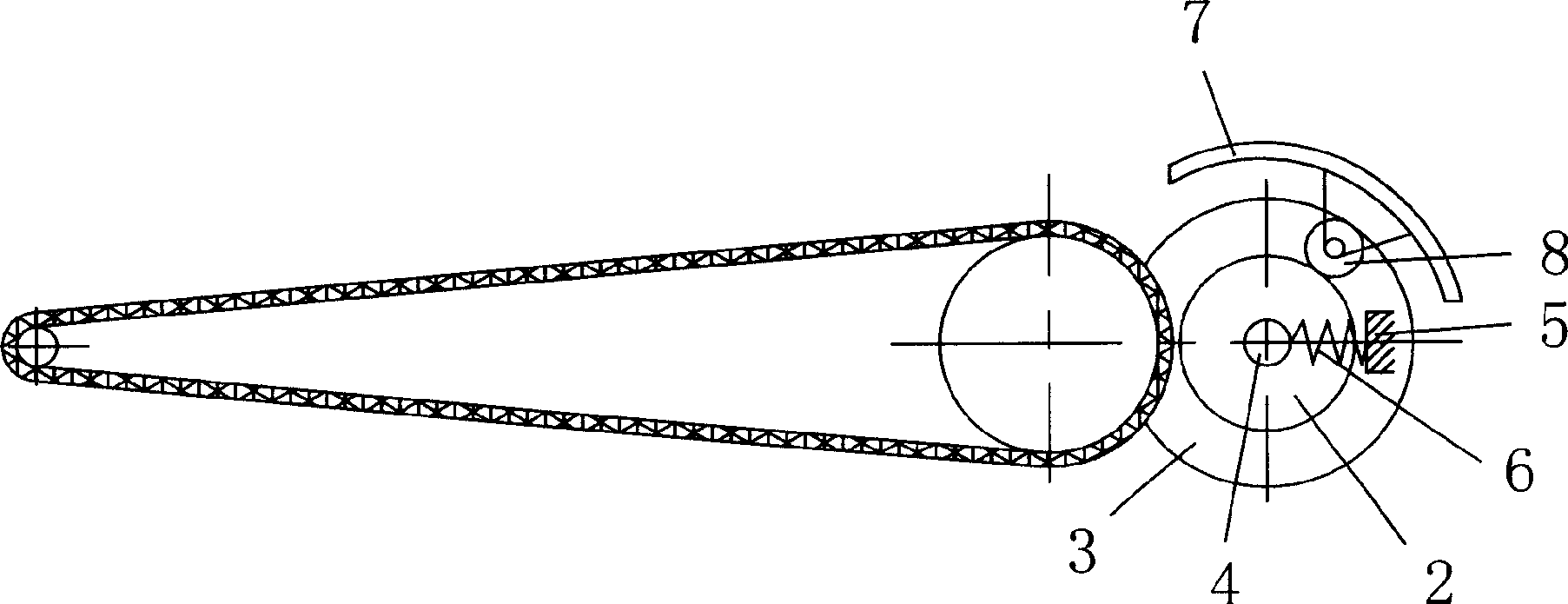 Winding-lock preventing roller paint brush device