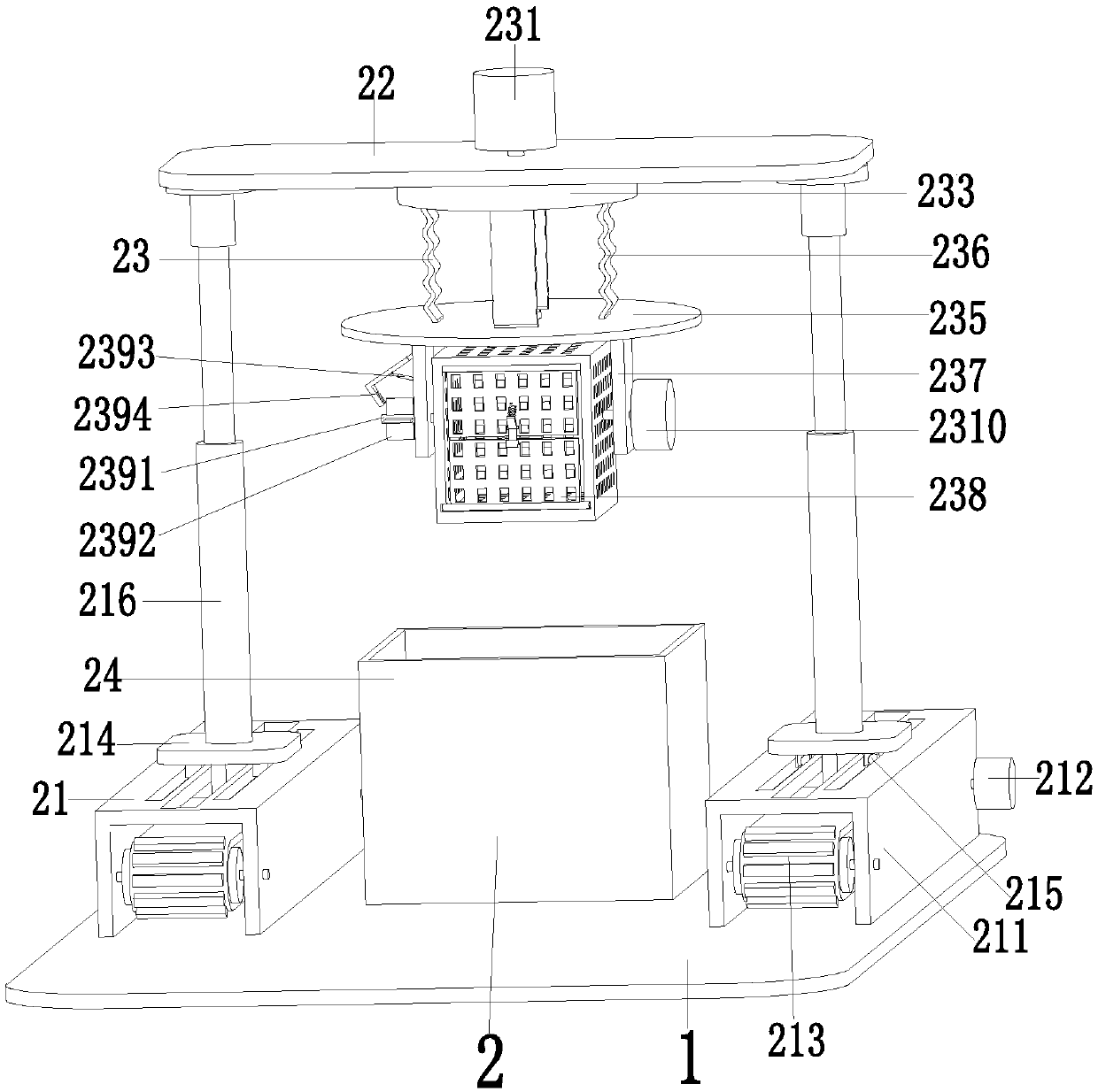 Automatic treatment and recycling machine for waste aluminum profile generated in wrought aluminum alloy processing