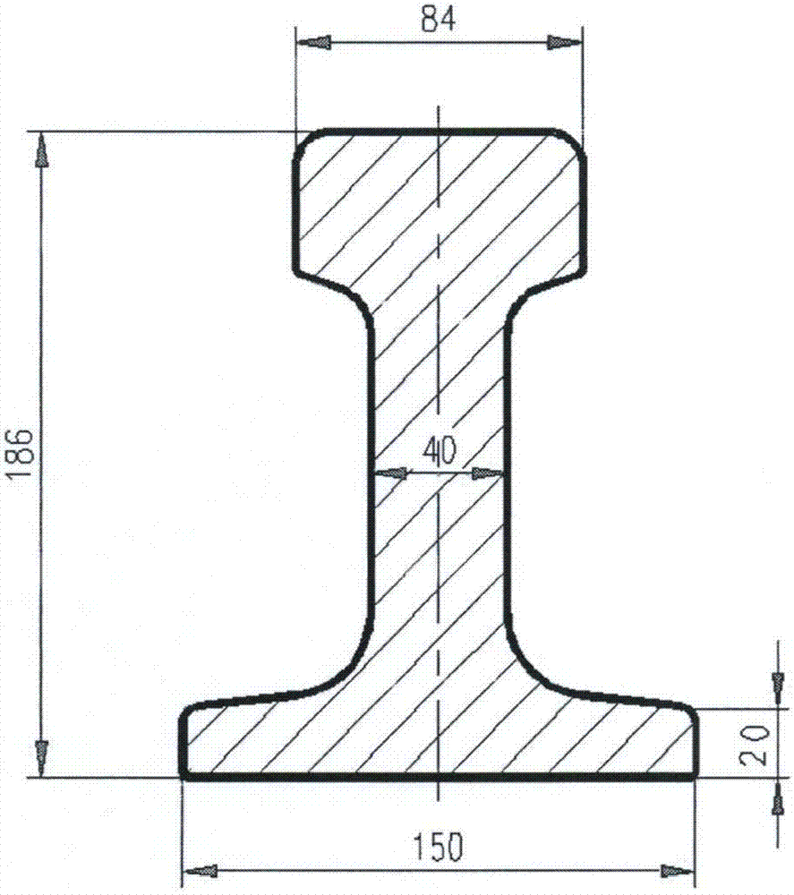 Bainite steel frog and manufacture method thereof by three-stage cooling after rolling