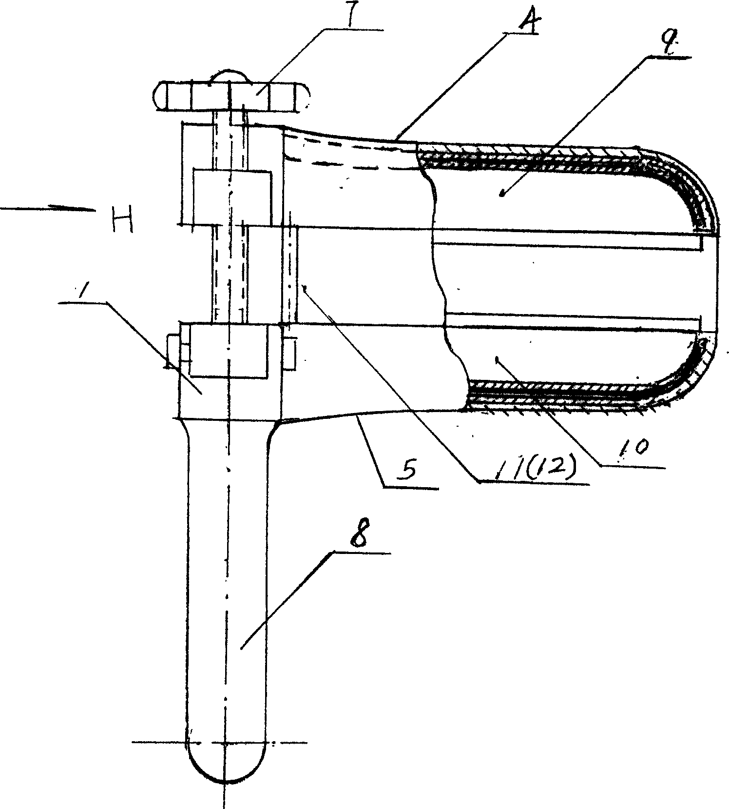 Protection device for gynecological tumor in-cavity radiotherapy