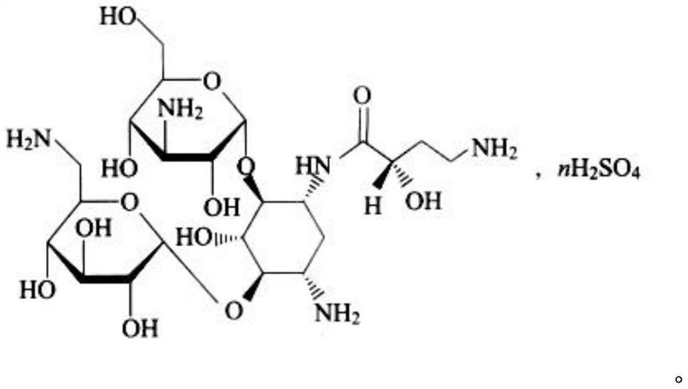 Amikacin sulfate multivesicular liposome for local injection and preparation method of amikacin sulfate multivesicular liposome