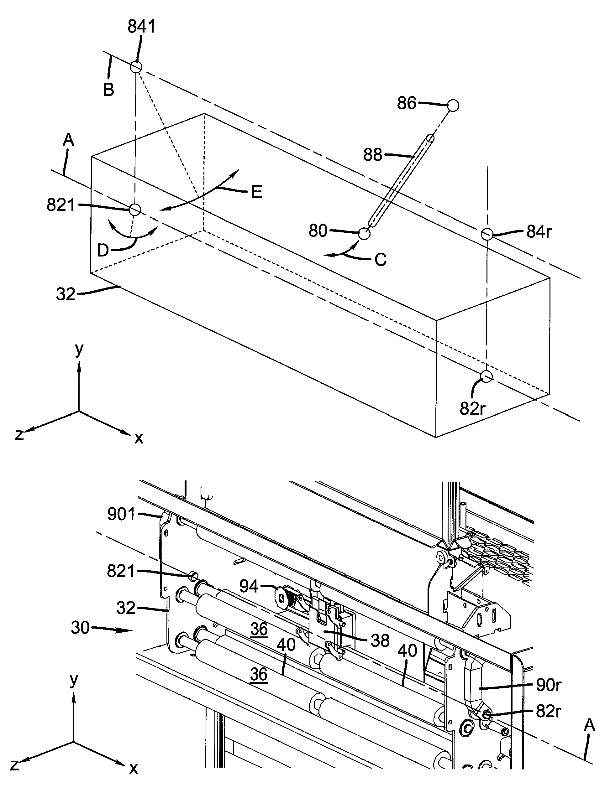 Apparatus for scanning stimulable phosphor medium