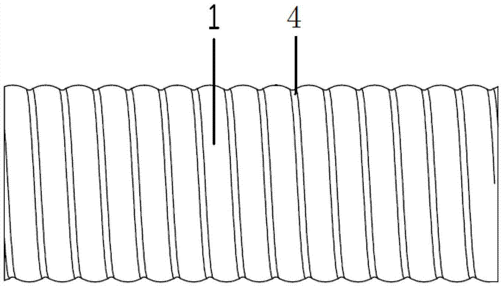 Large-diameter high-pressure-resistant hollow fiber reinforced plastic anchor rod and production process thereof