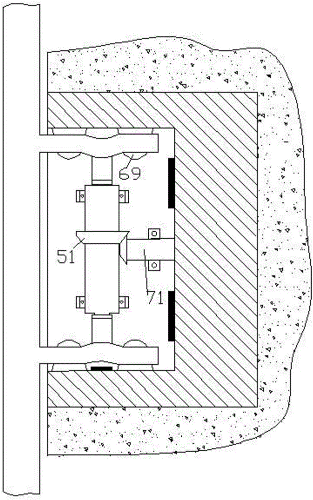 Mounting structure for decoration panel