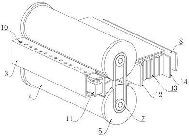 Environment-friendly vehicle air conditioner air purifying and humidifying structure