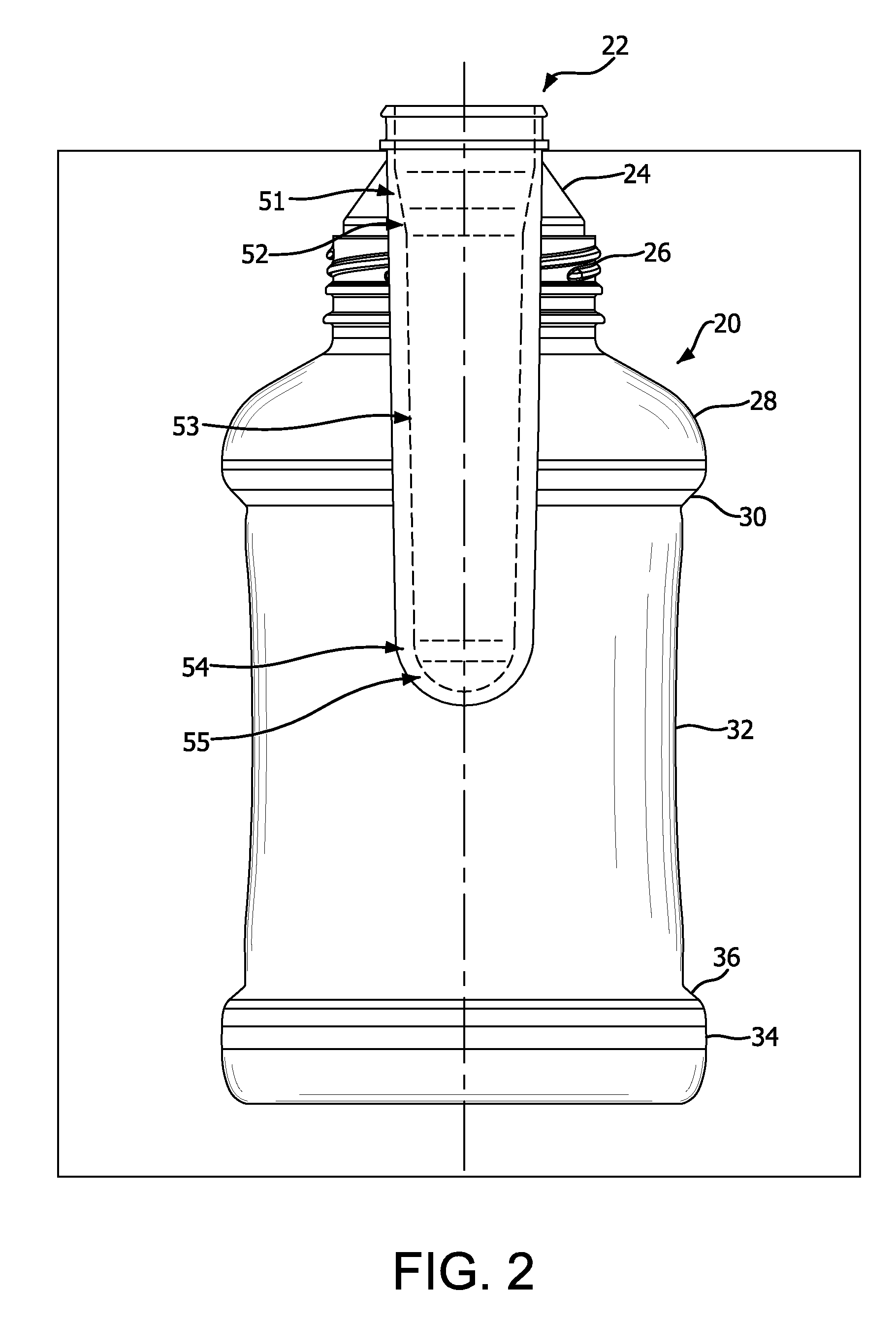 Pet containers with enhanced thermal properties and process for making same