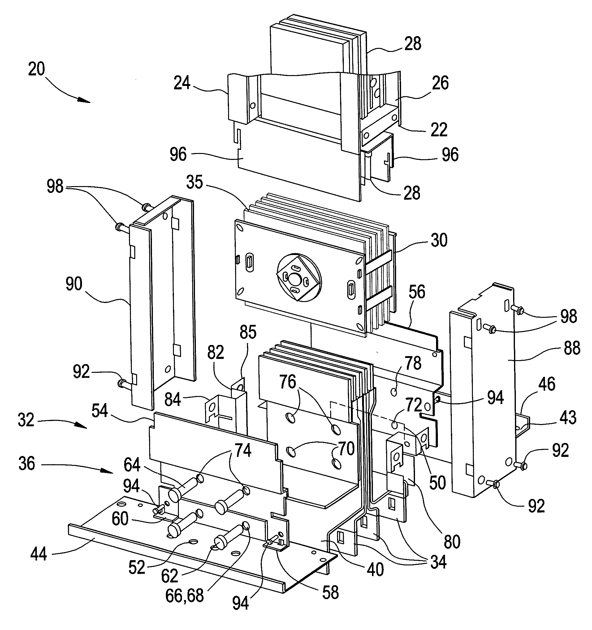 Electrical busway flange end stub