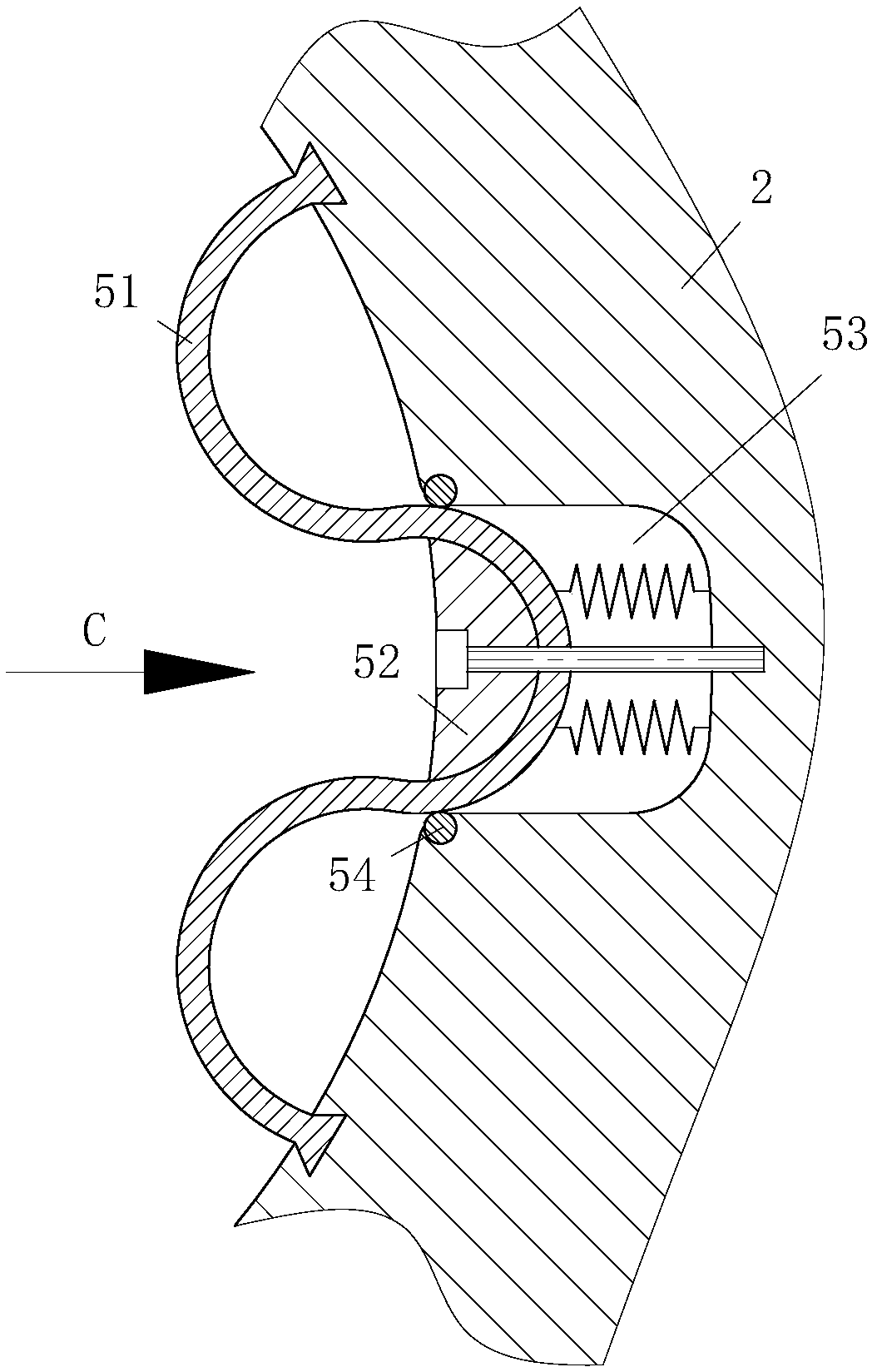 Spring chamfering machine