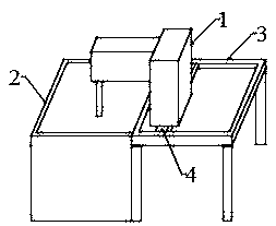 Automatic down coat pressure line stitching method