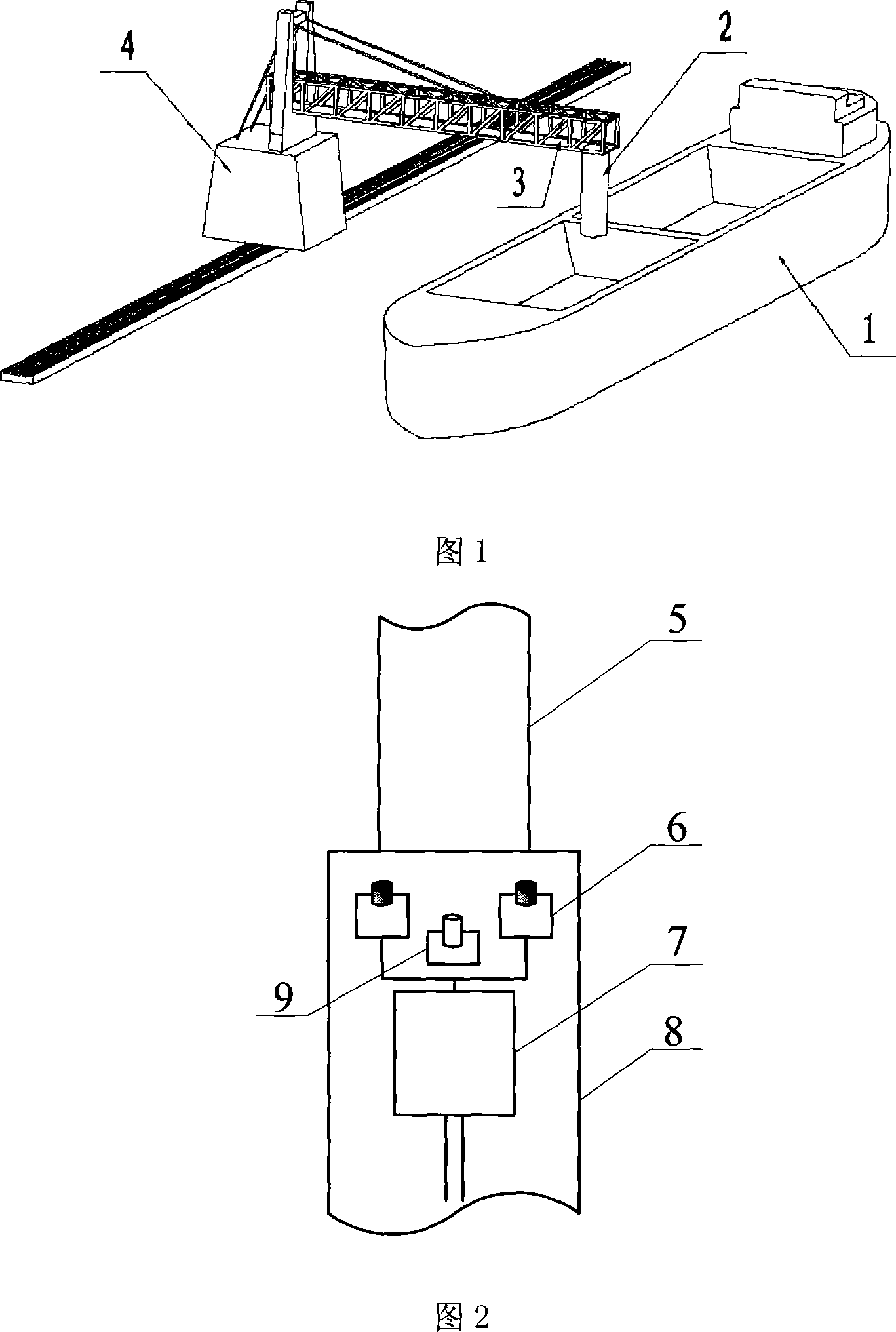 System and method for automatically detecting shiploader article position two-dimension laser scanning radar