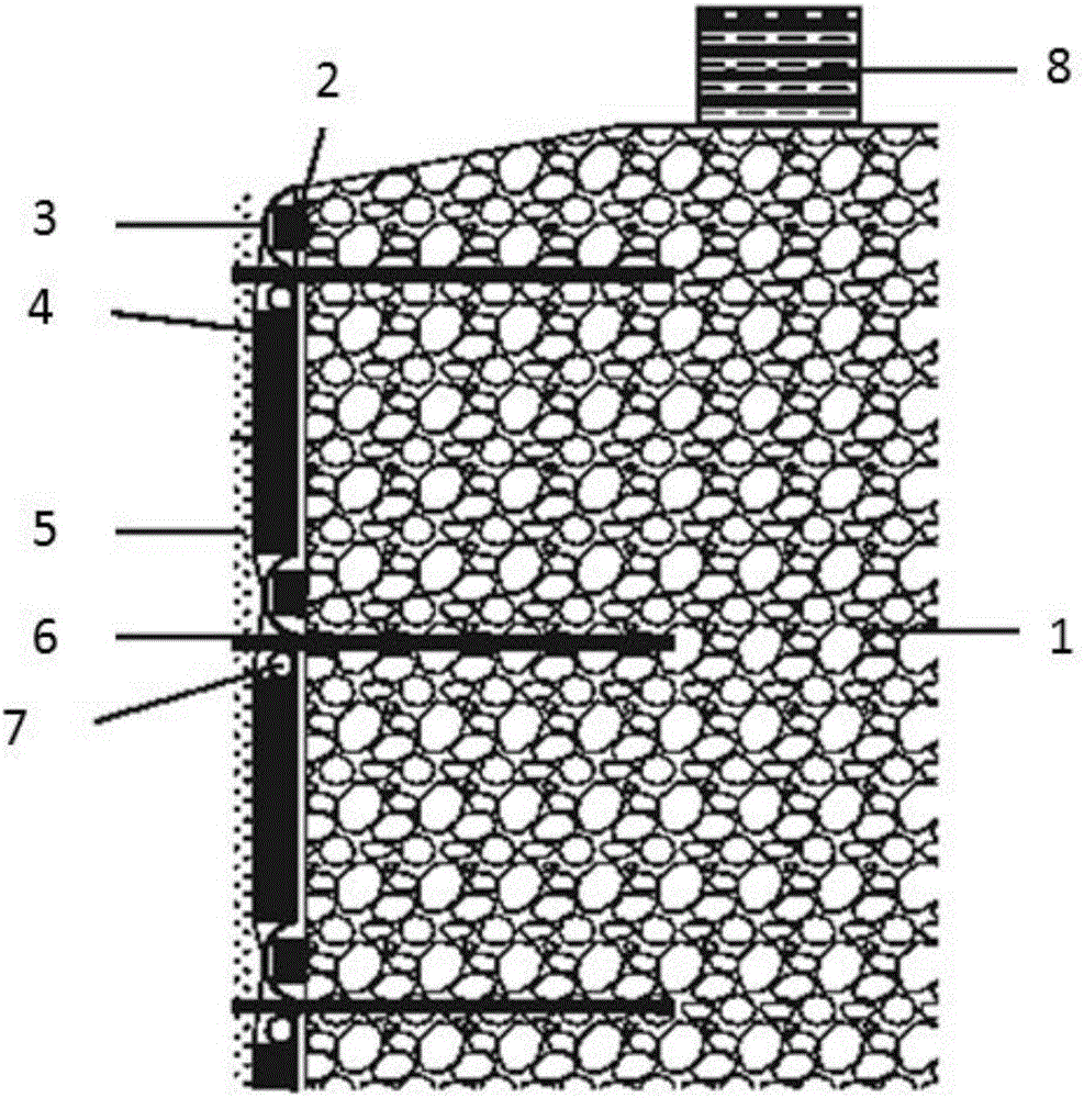 Structure and method for vertical mountain greening