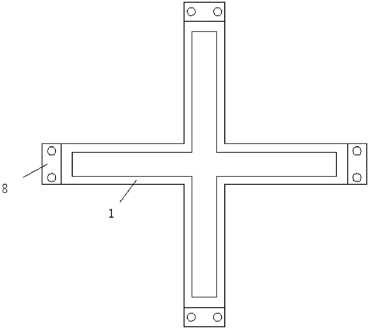 Liquid crystal display support convenient to install