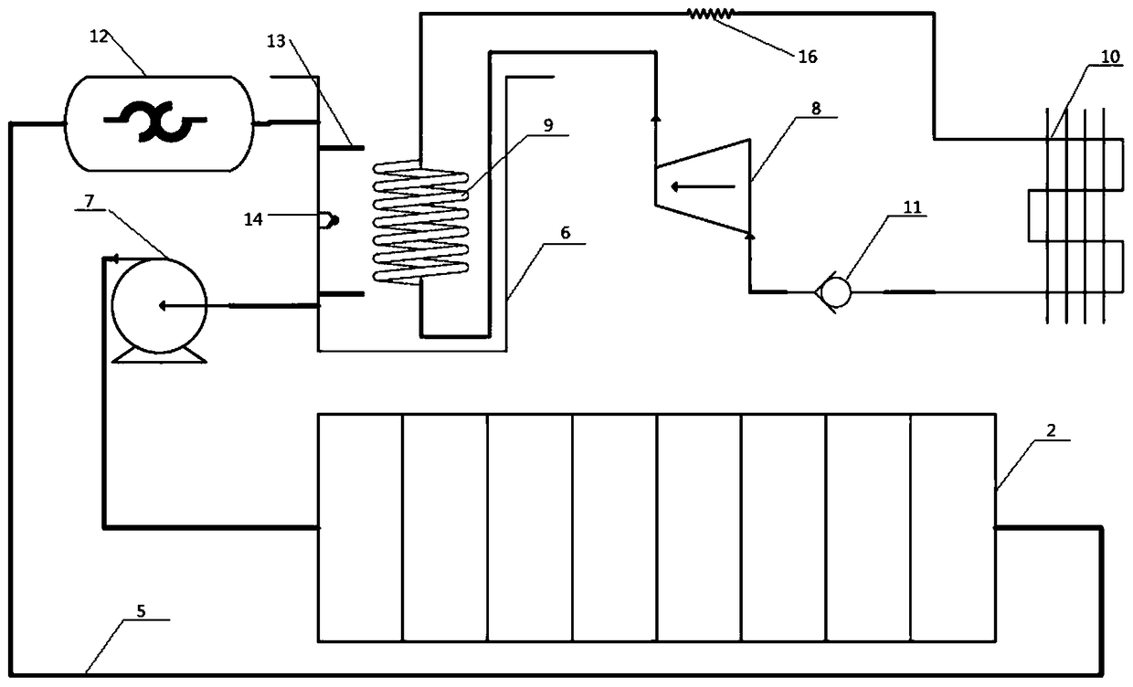 Cooling and heating bed machine