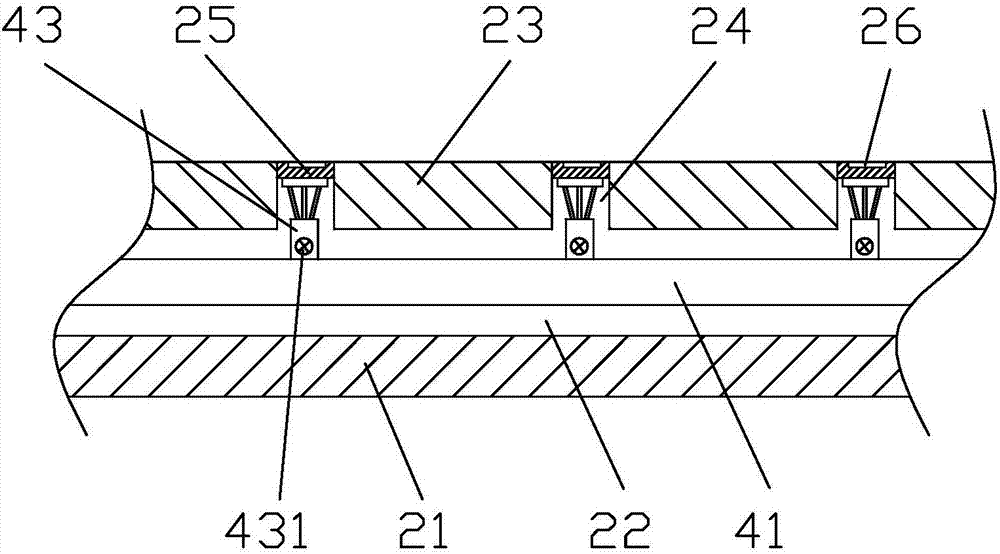 Fire extinguishing system for historic building gallery bridge and construction method of fire extinguishing system