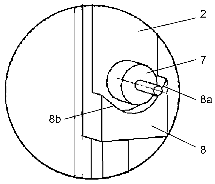 Inspection tool for automobile wheel guard and its application method