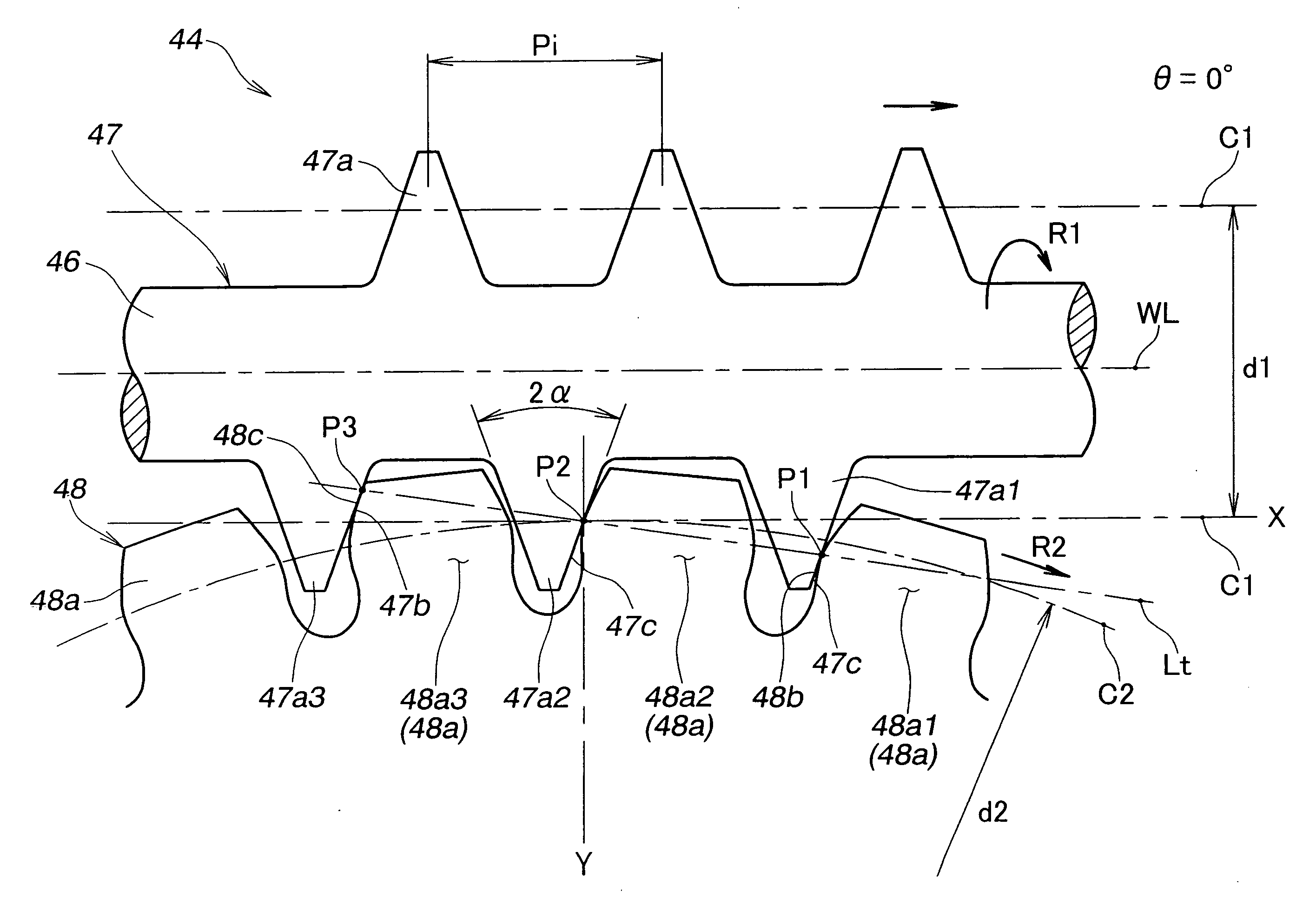 Electric power steering apparatus equipped with worm gear mechanism