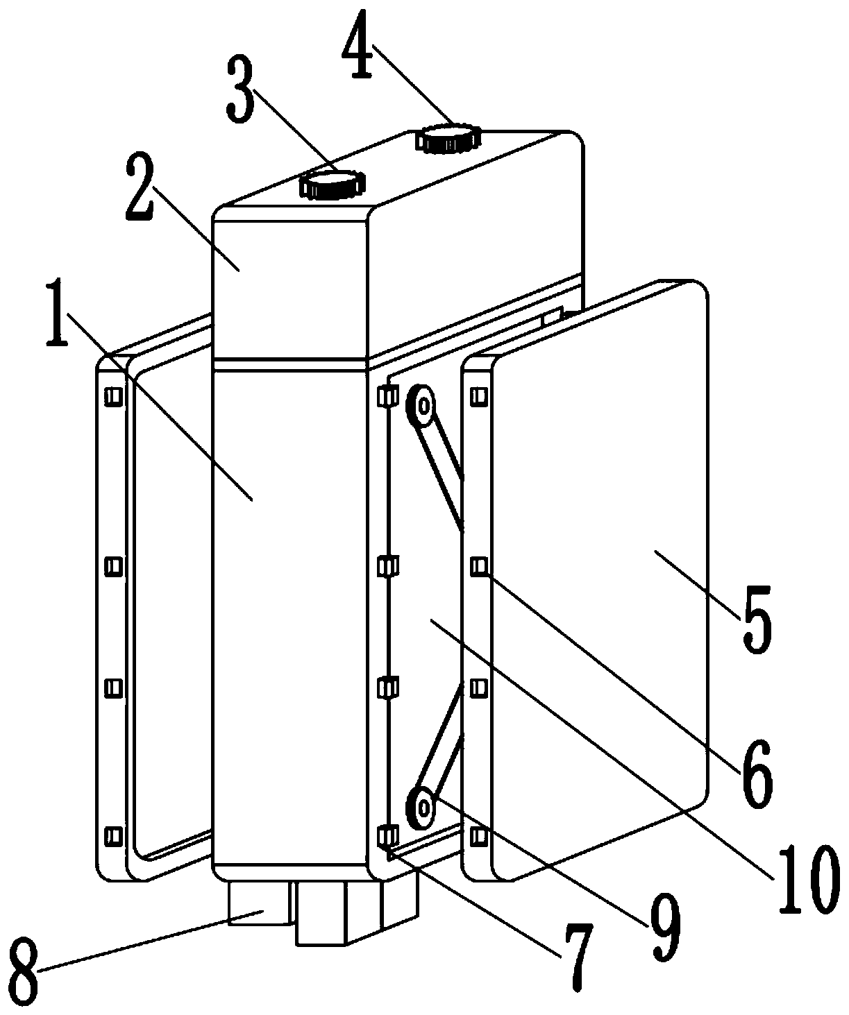 Ink anti-setting device based on inkjet stability of printer