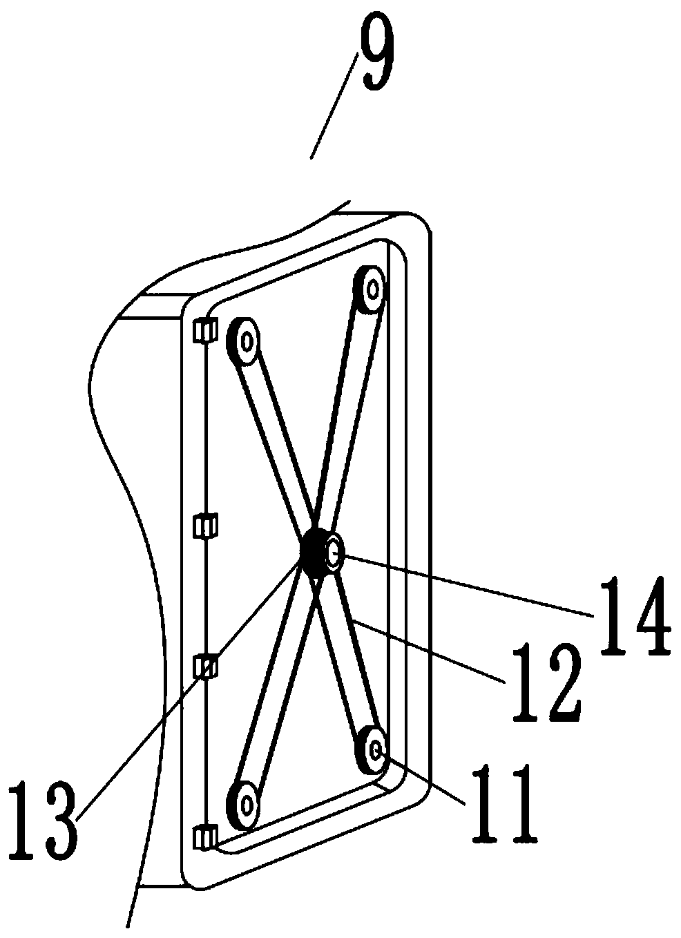 Ink anti-setting device based on inkjet stability of printer