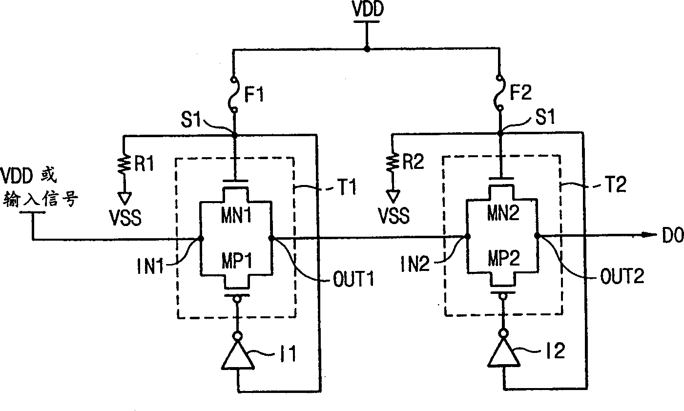 Fuse circuit used for semiconductor integrated circuit