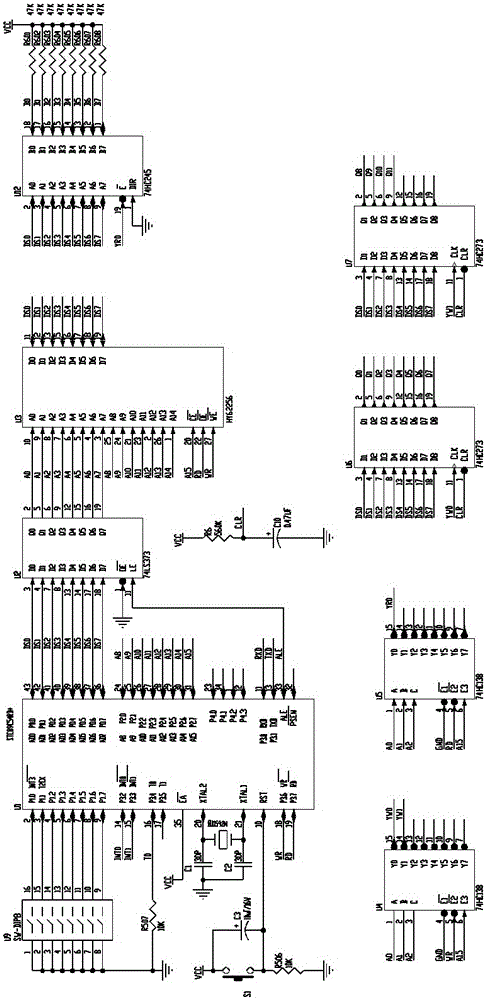 Isolated type fire detector data acquisition control circuit