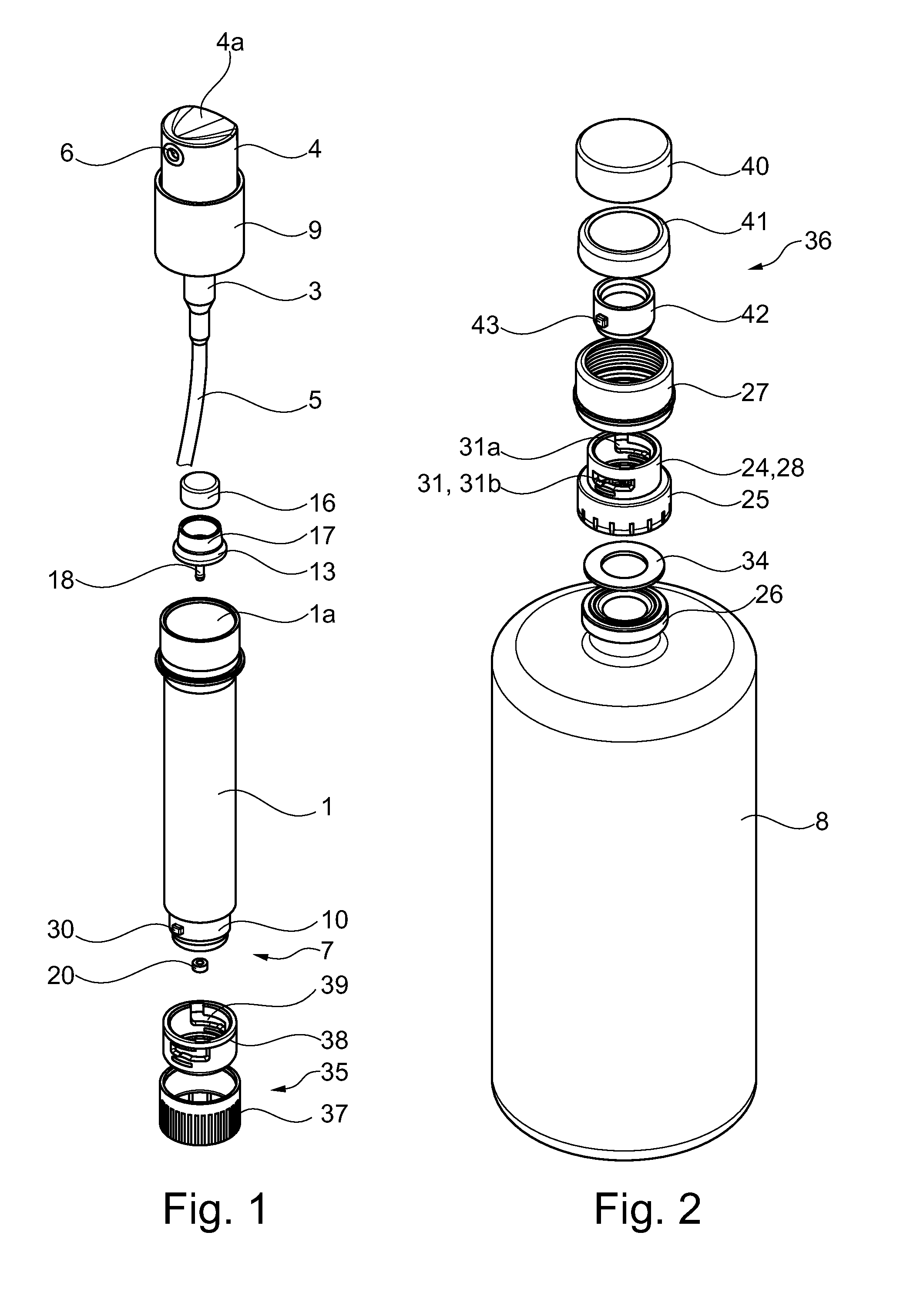 Refillable Bottle For Dispensing A Fluid Product