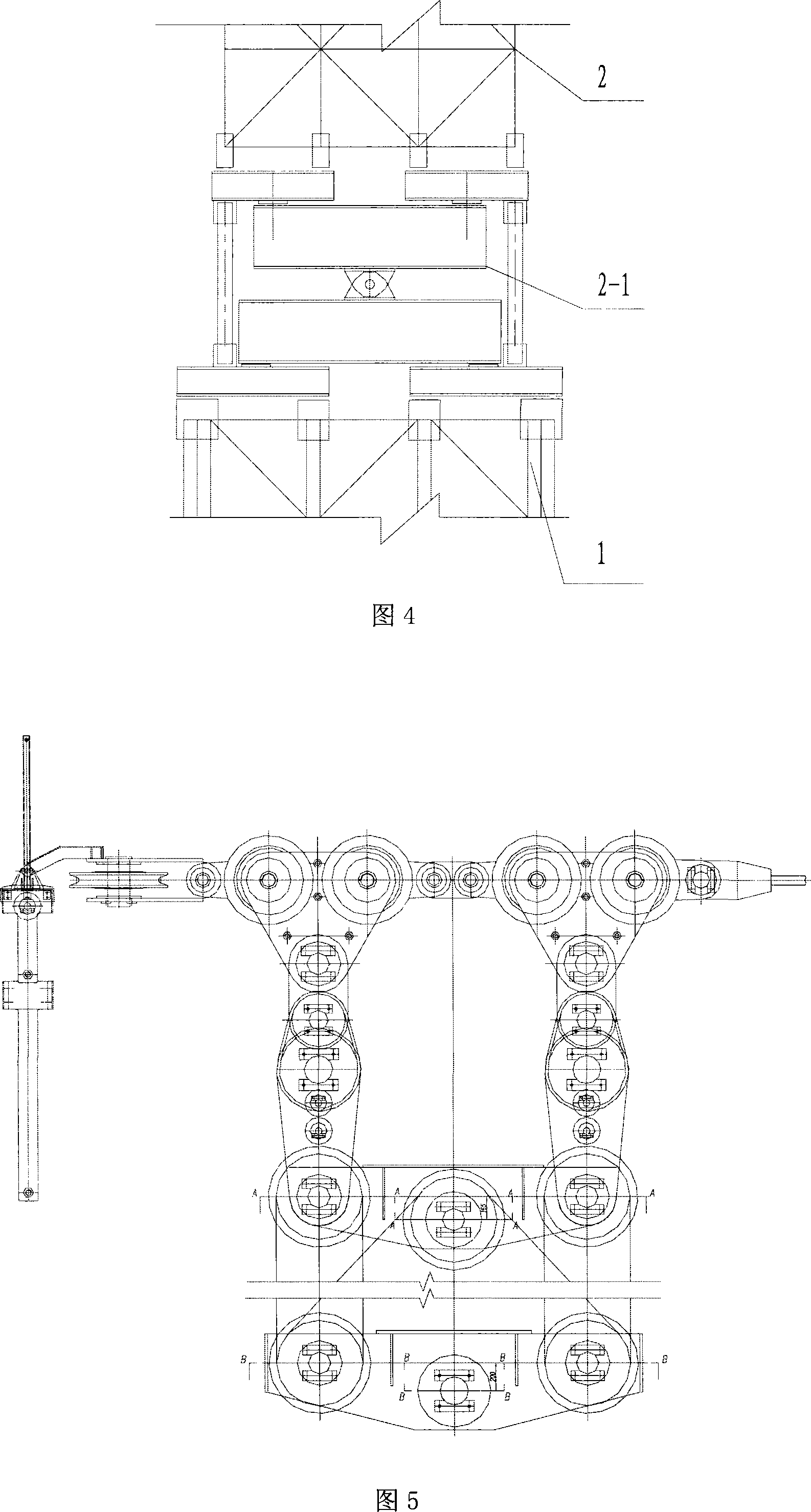 Long-span load-carrying cable lifting machine and mounting method therefor