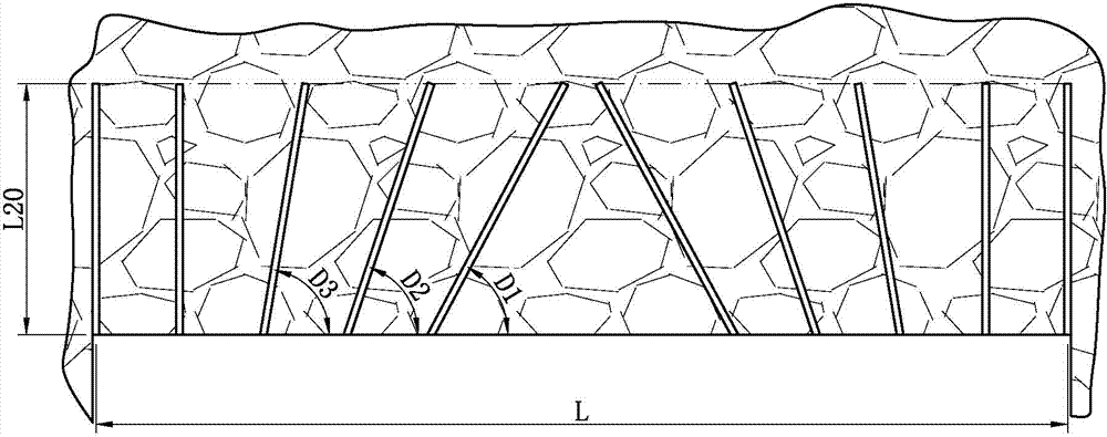 Vibration absorbing method for cut presplitting blasting