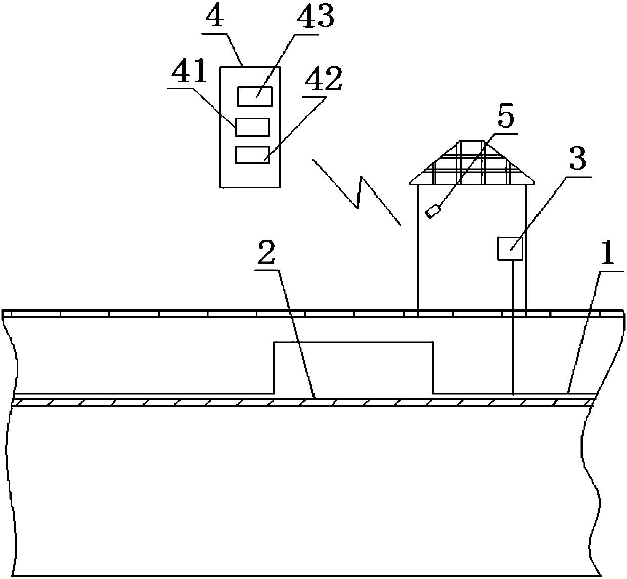 Backflow cable anti-theft alarm system