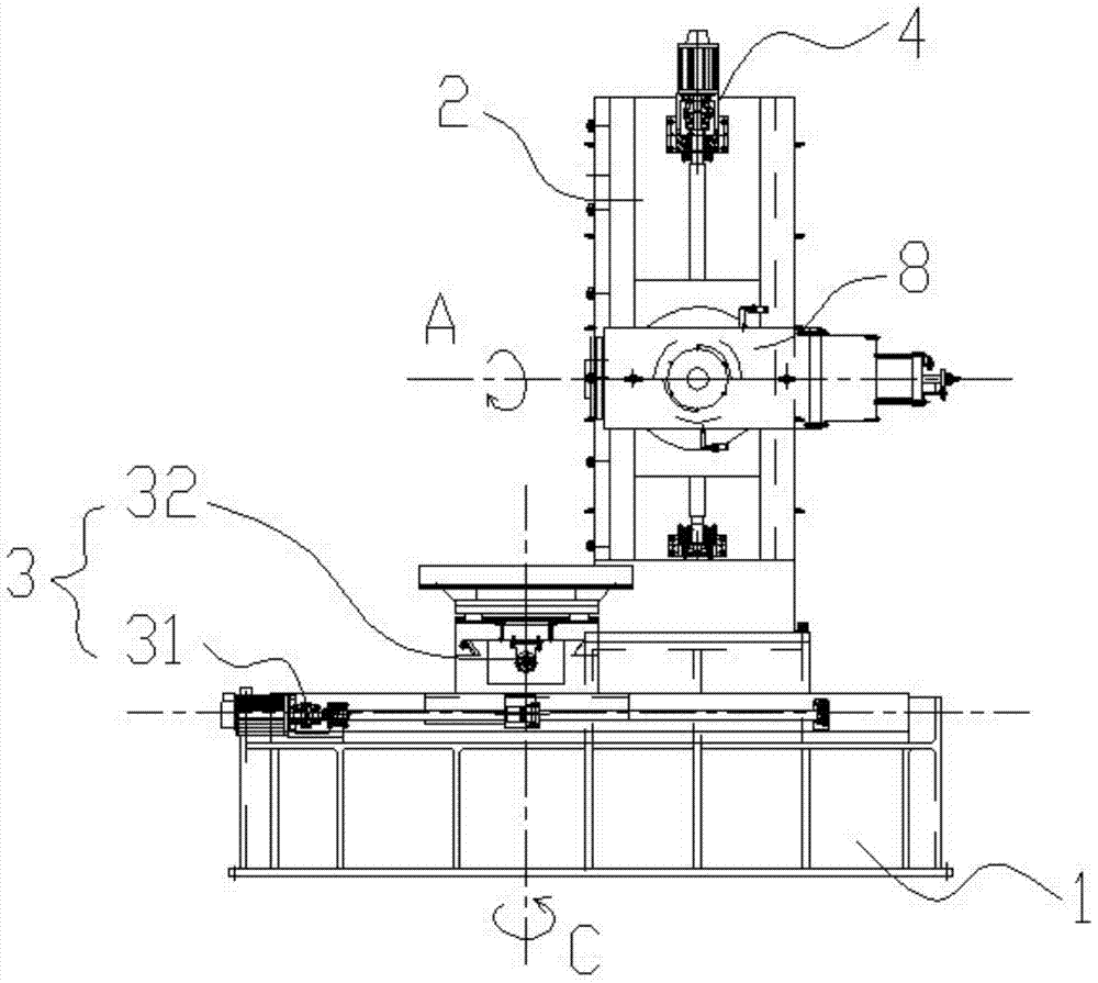 A New CNC Milling Machine for Machining Pentahedron with Single Spindle