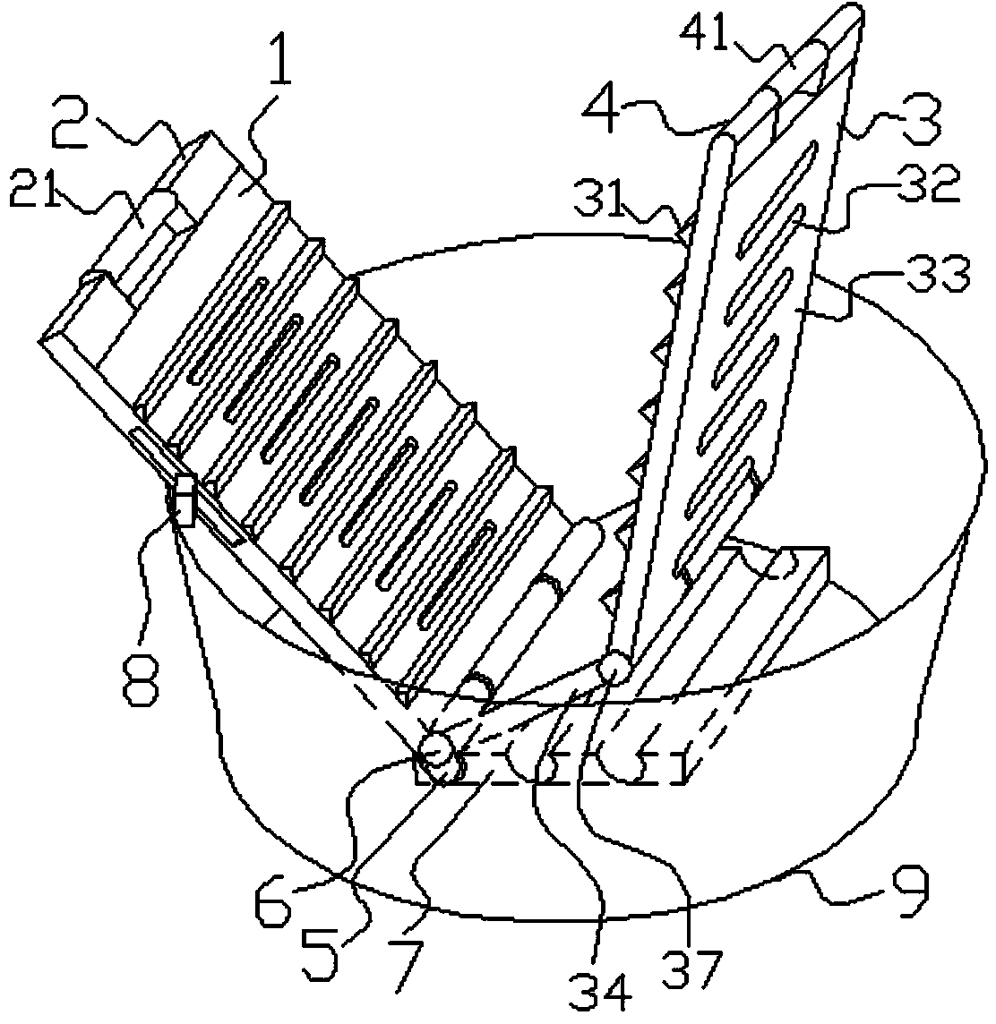 Manual clothes washing device