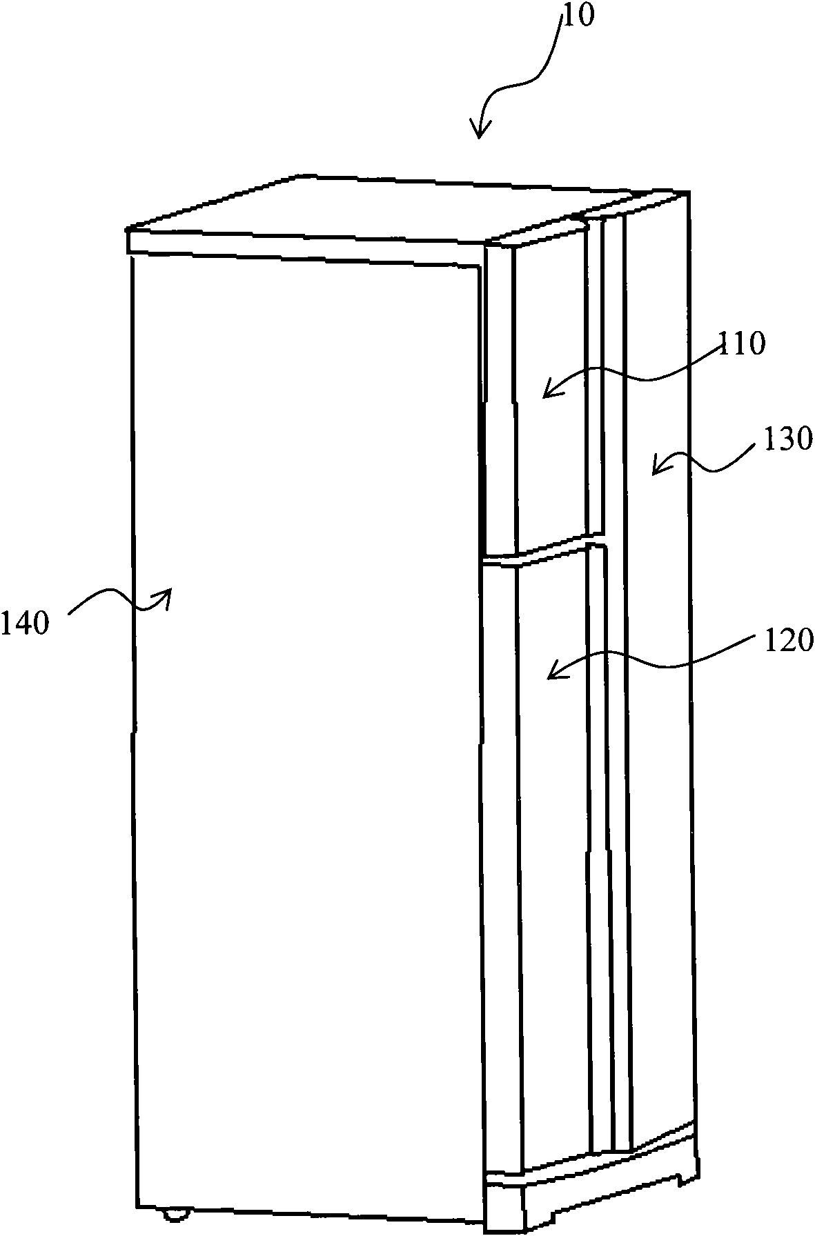 Refrigeration equipment and case manufacturing method thereof