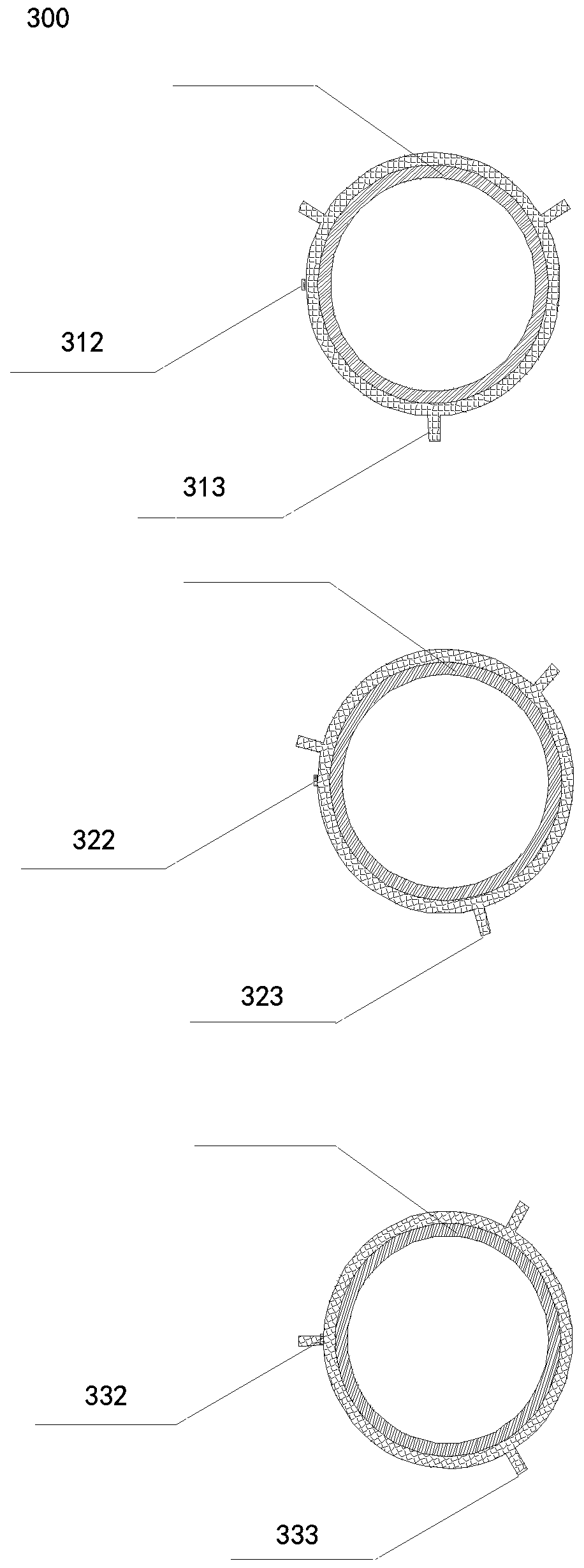 A steel pipe lightning protection device controlled based on aerodynamic shape