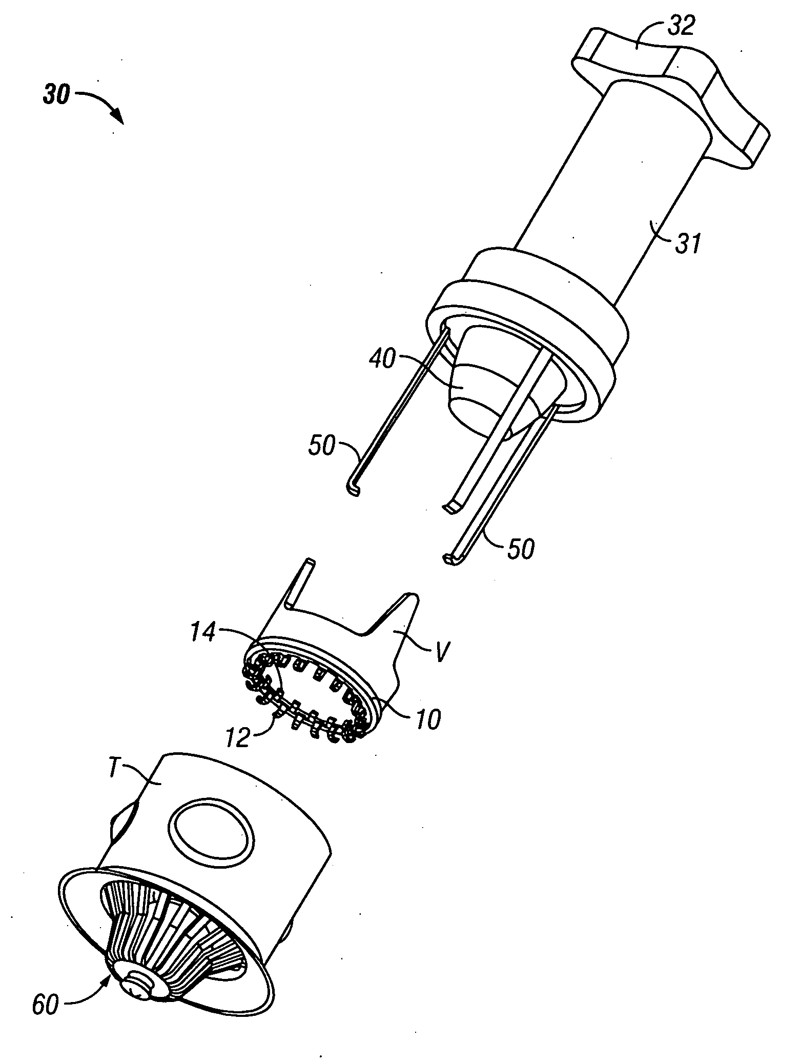Ring-shaped valve prosthesis attachment device