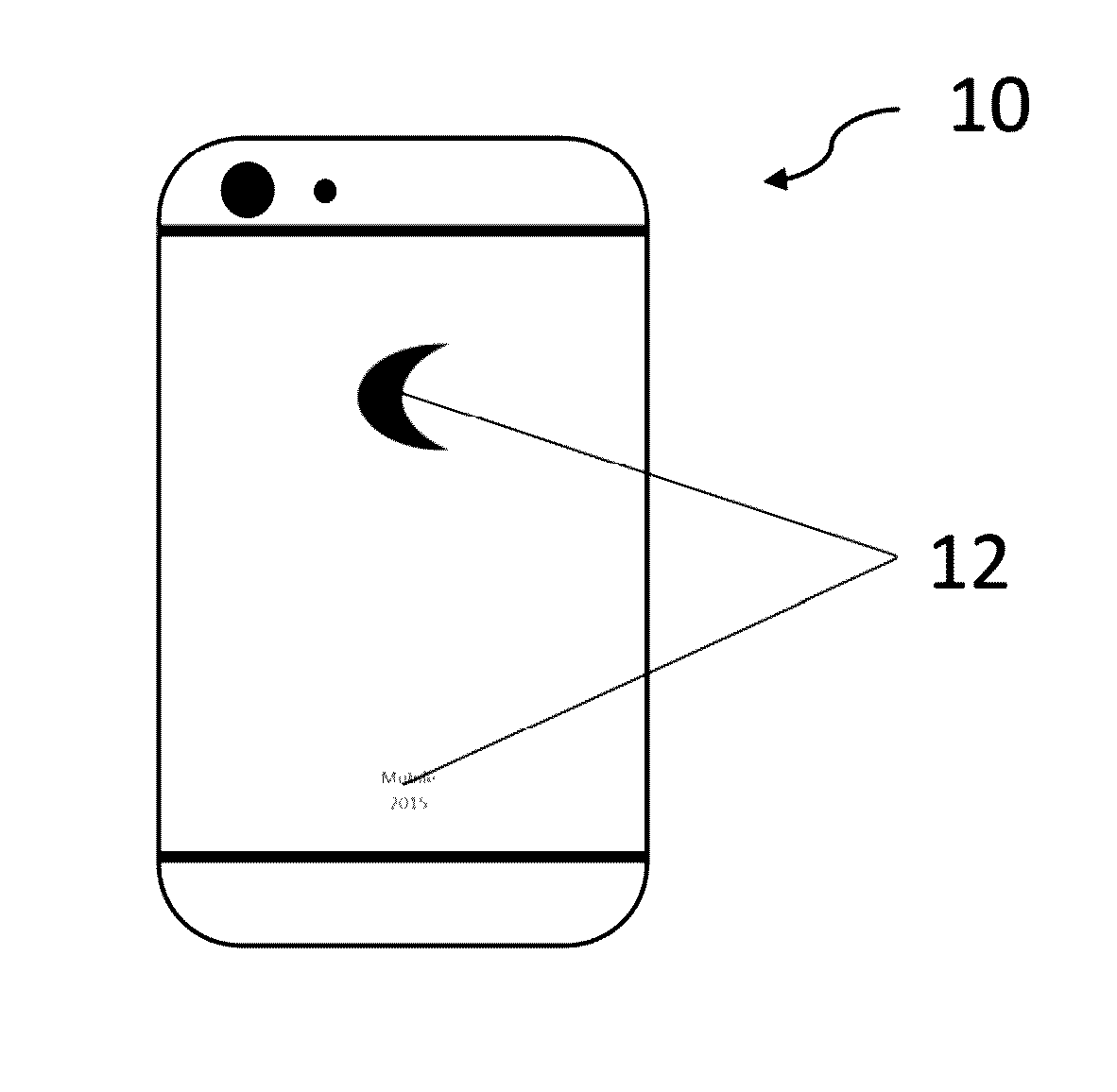 Method for preserving a mark on a metallic workpiece