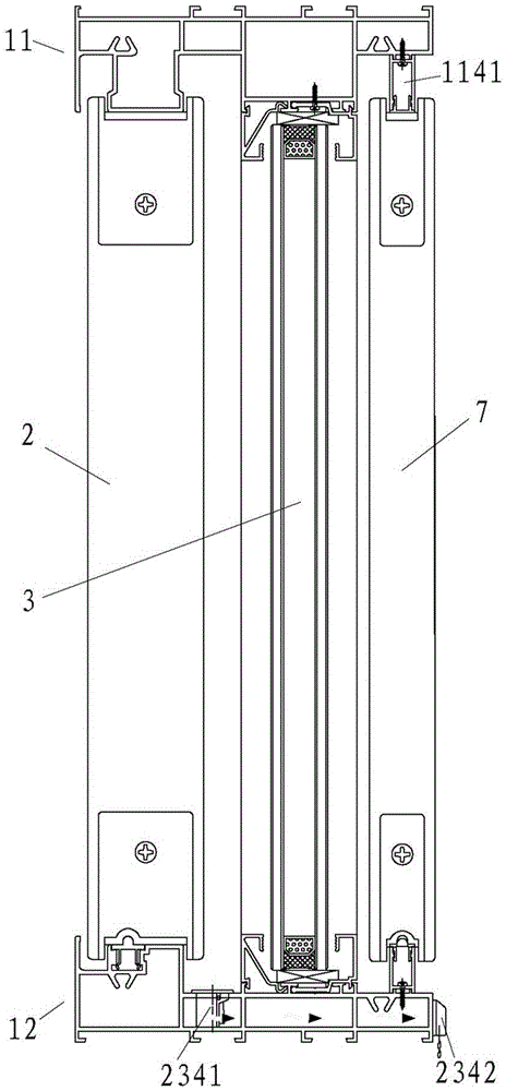 Four-leaf sliding door