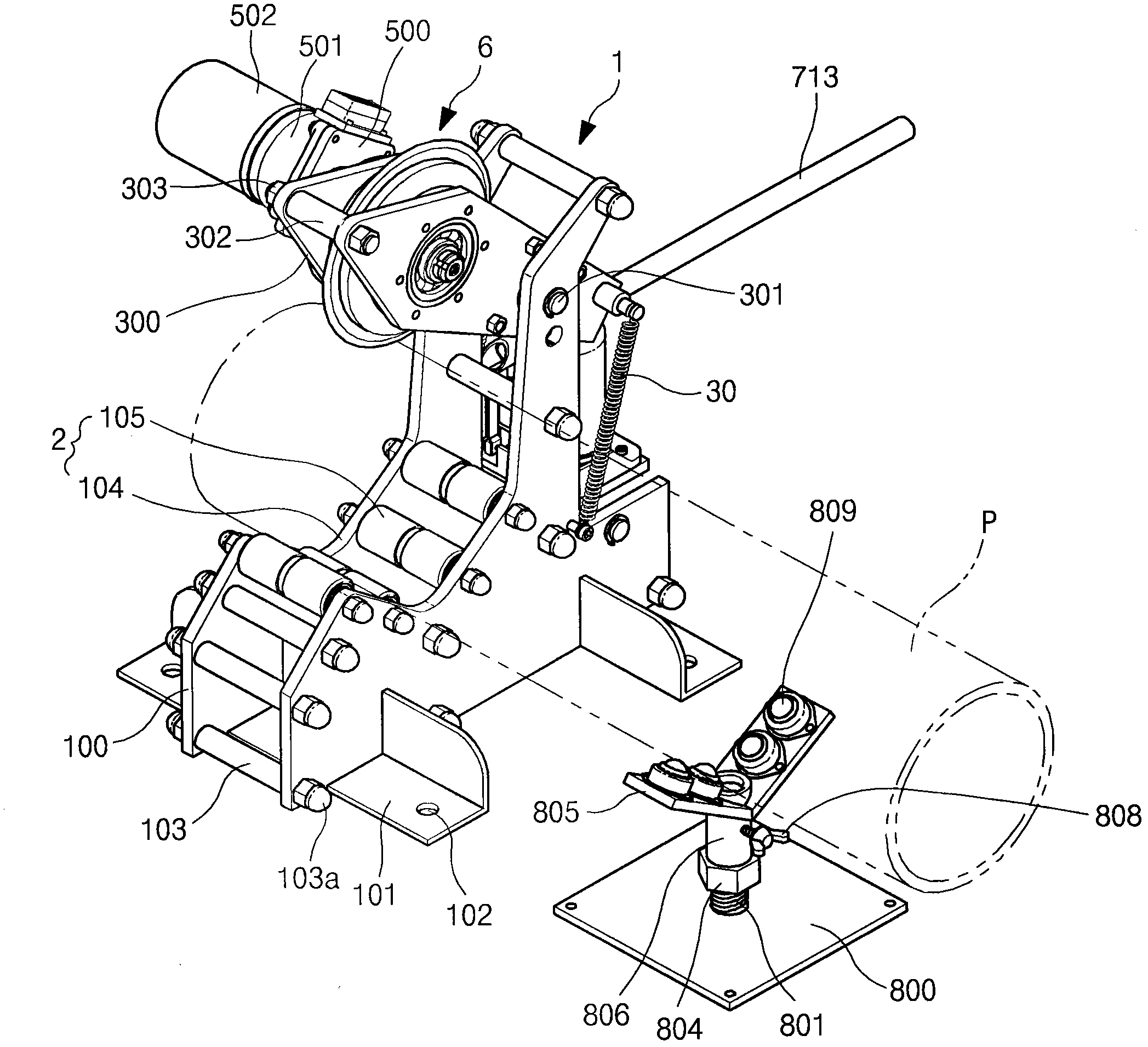 Pipe cutting machine