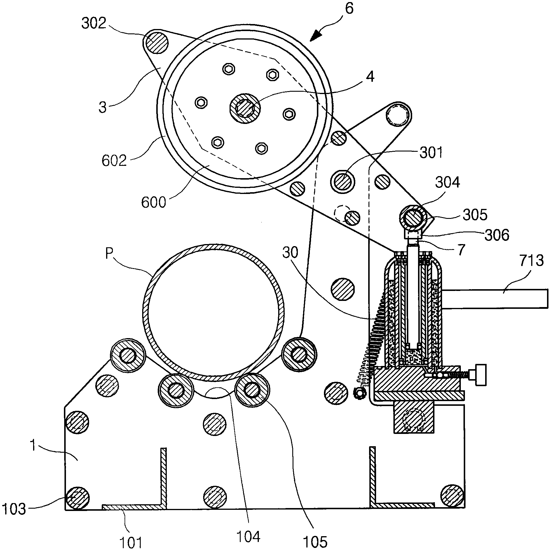 Pipe cutting machine