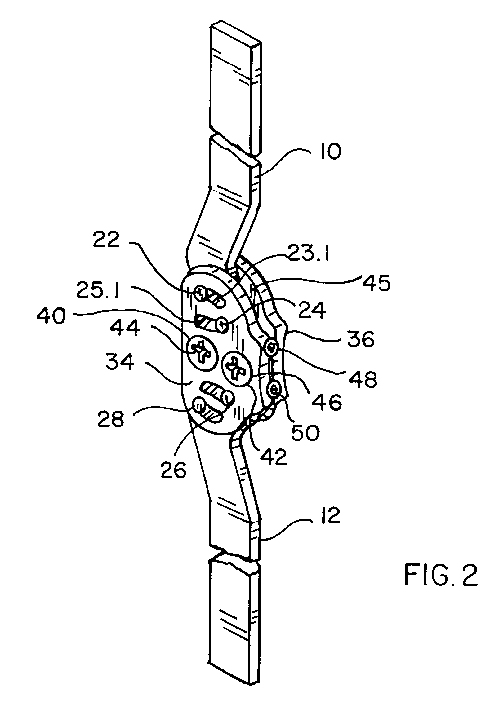 Multi-centric orthopedic hinge joint