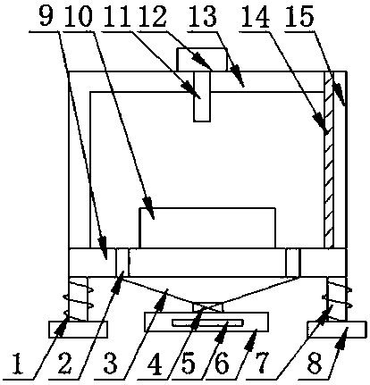 Sewing machine protecting device