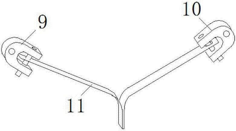 Spot welding test plate tearing test device and test method thereof