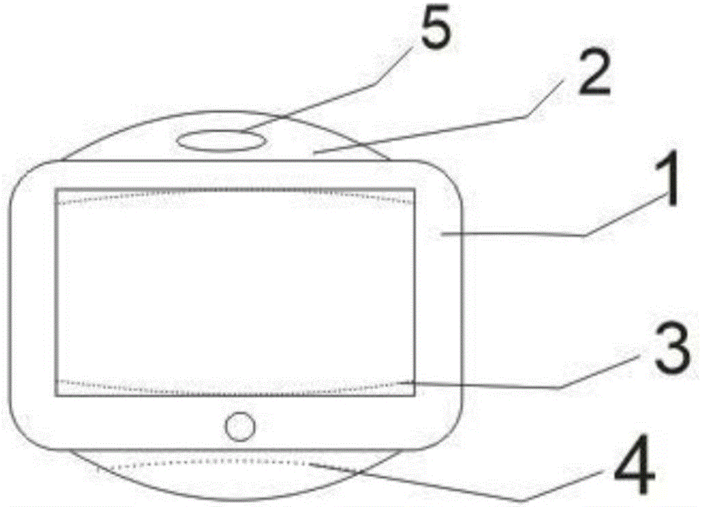 Flat computer with hand warmer