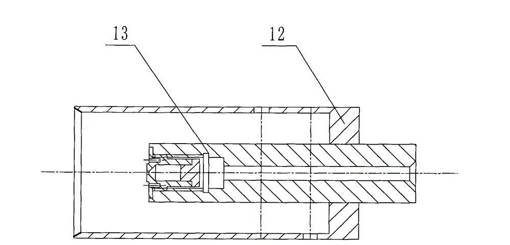 Air flow high-temperature sensor calibration device for gas-liquid spray nozzle