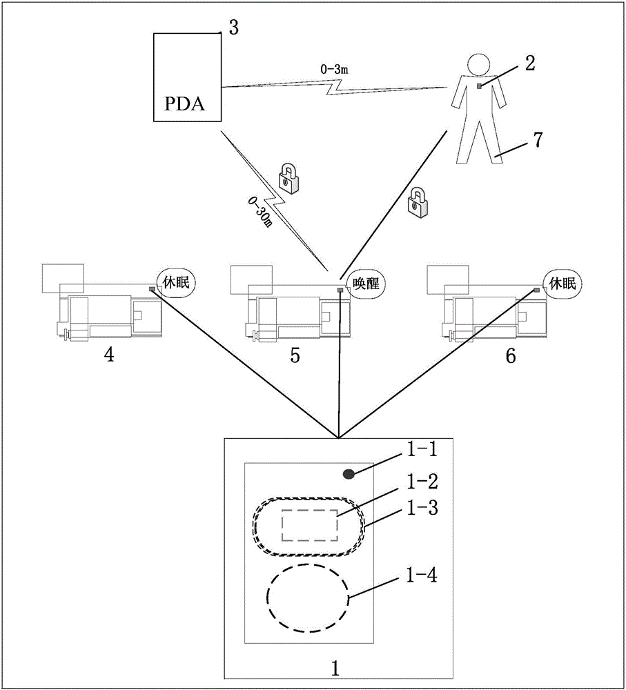 RFID-based maintenance recording system and method for workshop production equipment