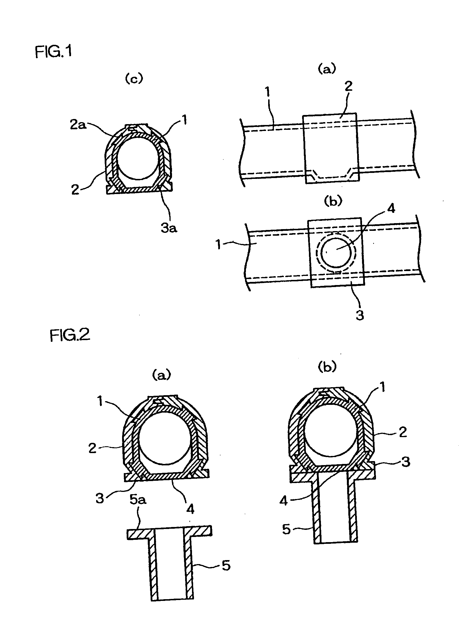 Hollow plastic product having a connector pipe