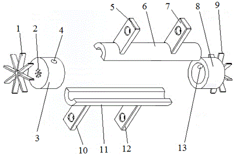 Multi-channel nerve repair catheter and mold with tissue inductive function