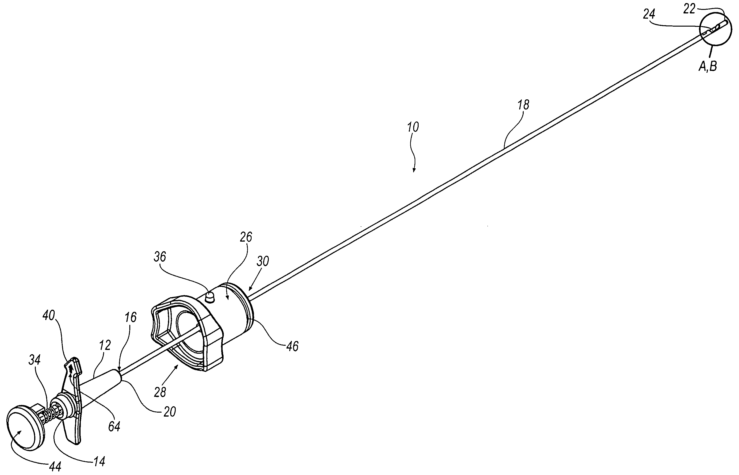 Surgical site marker delivery system