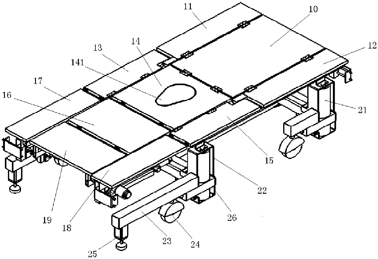 Intelligent dejectas-collecting body-cleaning nursing system and working method thereof