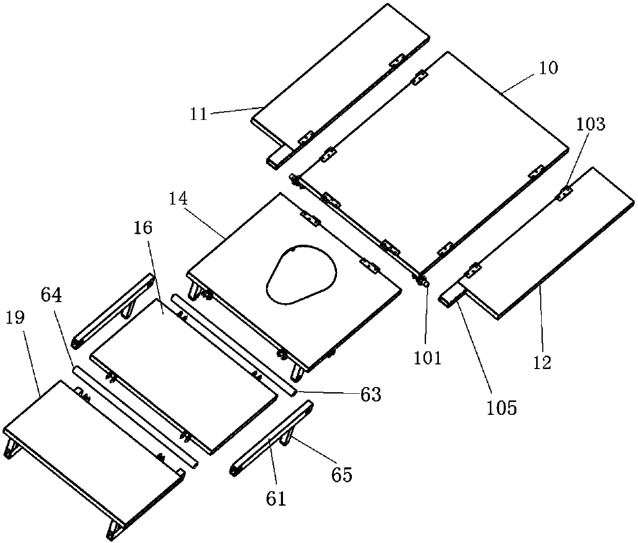 Intelligent dejectas-collecting body-cleaning nursing system and working method thereof